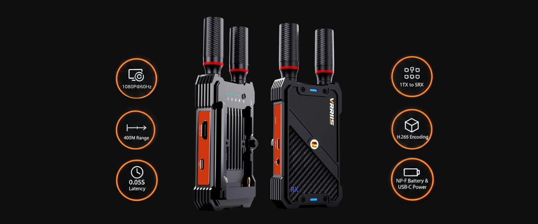 VRRIIS WL082U | 400m Wireless Transmitter With UVC For OBS Live Streaming