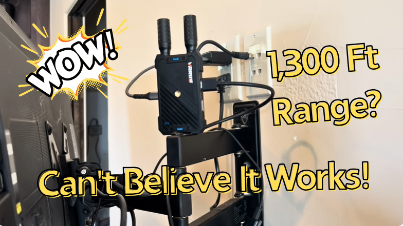 1,300 Ft Range? Can't Believe It Works! — VRRIIS WL082 Wireless HDMI Transmitter Review