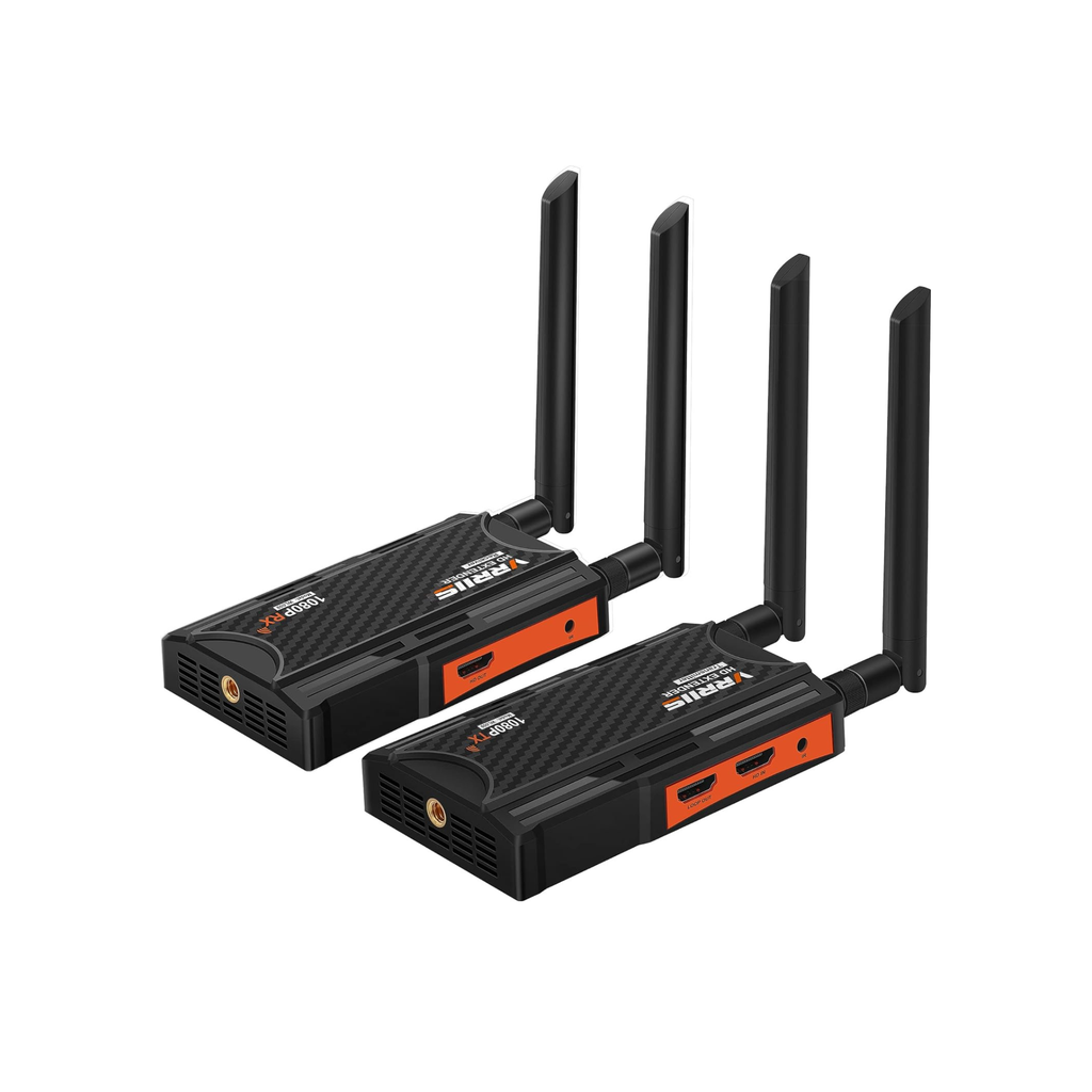 VRRIIS WL009 Wireless HDMI Transmitter & Receiver — 250M, 1080P, IR Remote, 3.5mm Audio