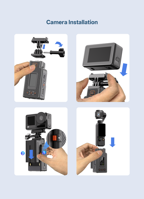 VRRIIS WL070 II SDI Wireless Transmitter for Pocket & Action Cameras- 500M, 1TX to 5RX