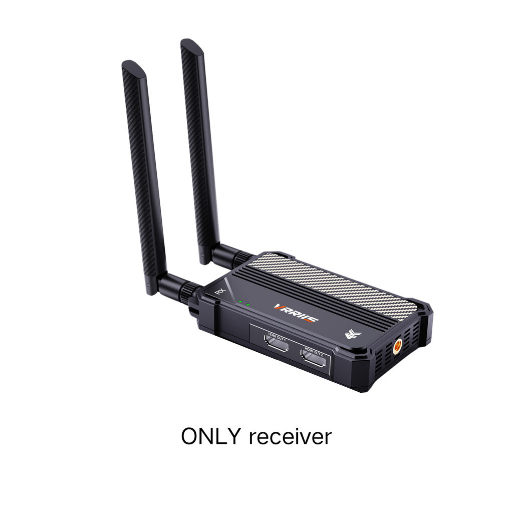 VRRIIS WL095P 4K Kabelloser HDMI Transmitter und Receiver — 1150FT/350M, 1 TX auf 4 RX