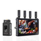 DJI Osmo Pocket 3/4, Action Wireless Video Transmitter with 7" Monitor Receiver for  500M, SDI/HDMI 1080P60, 1TX to 5RX-VRRIIS WL071 II