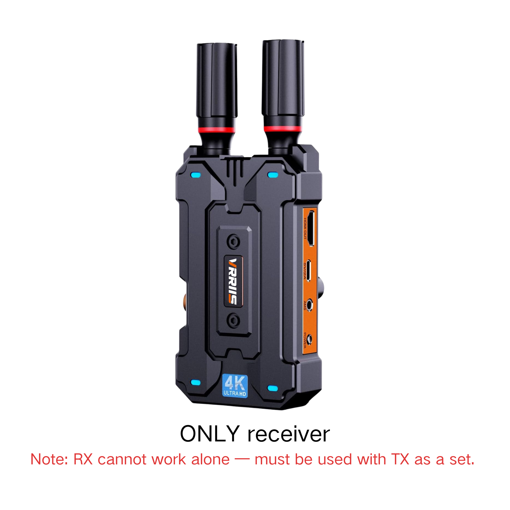 VRRIIS WL098Pro 4K Wireless Video Transmitter with SDI — 1TX to 4RX, 305M/1000FT