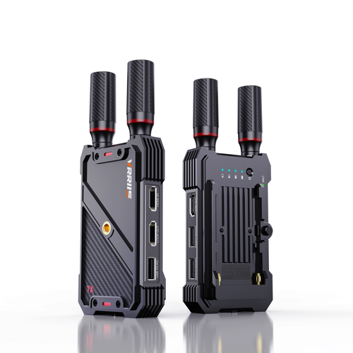 VRRIIS WL082K Wireless HDMI Transmitter Receiver with KVM — 1080P, 400M/1300FT, 1 TX to 5 RX