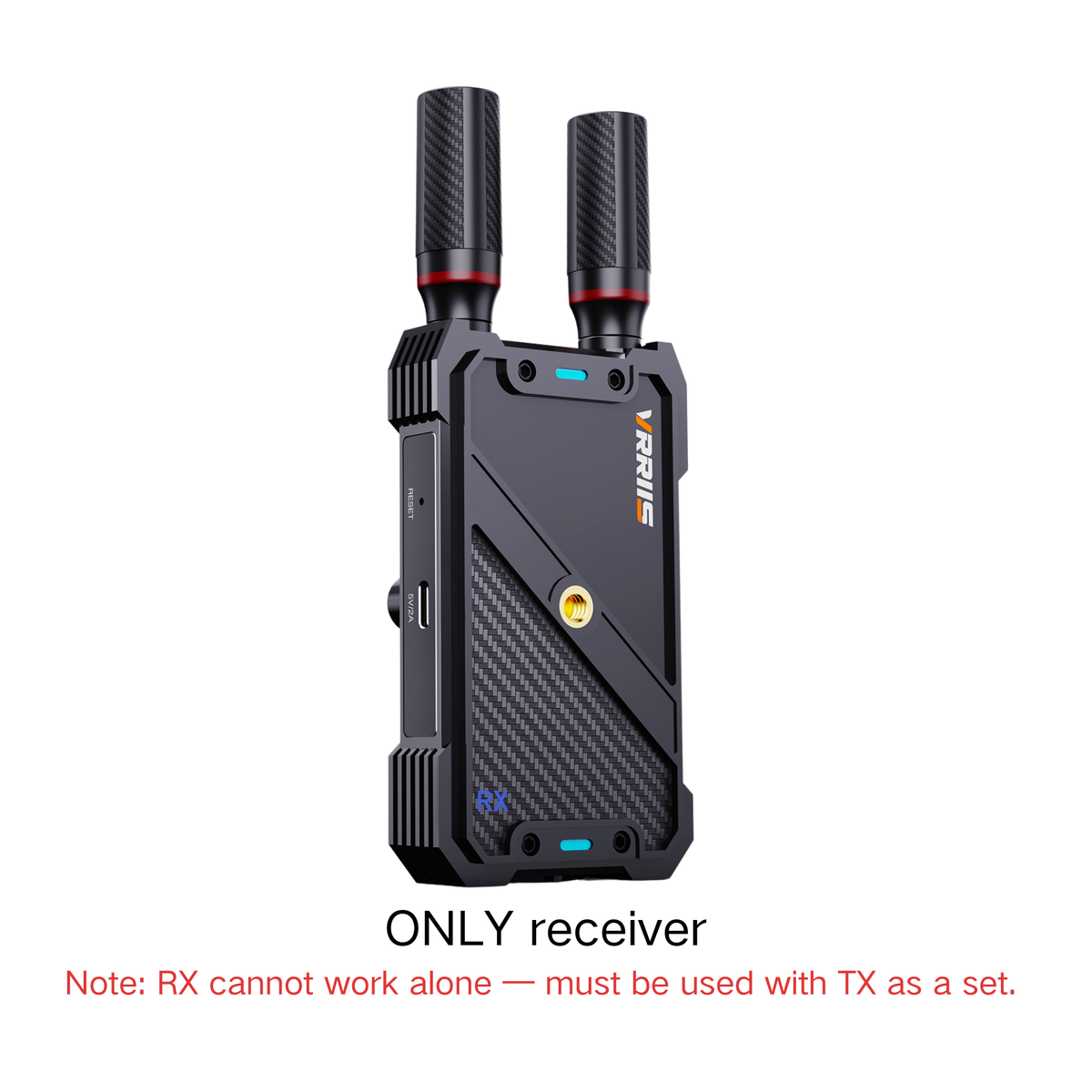 VRRIIS WL082 Wireless Video Transmitter & Receiver — 1080P, 400M, IR Remote, 1TX to 5RX