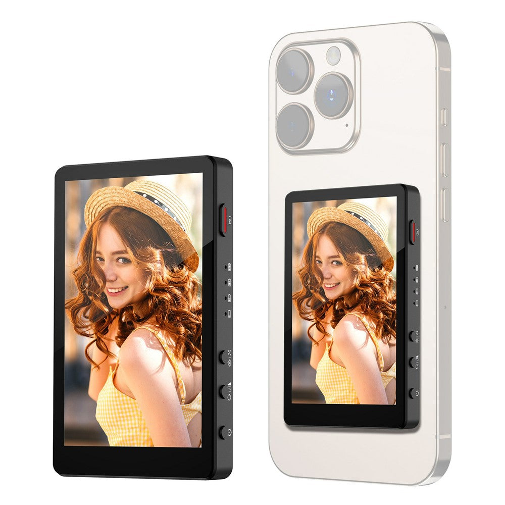 VRRIIS WL-050 Smartphone Wireless Screen Mirroring Monitor — 4" Display for Selfie, Live Stream & VLOG