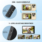 VRRIIS WL-050 Smartphone Wireless Screen Mirroring Monitor – 4" Display für Selfie, Livestream & VLOG