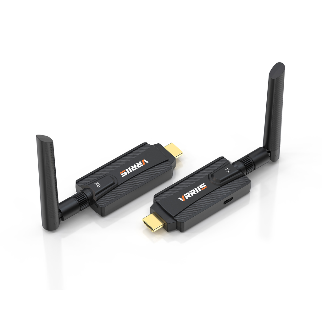 VRRIIS WL084L Wireless HDMI Transmitter and Receiver — 656FT/200M, 1080P, 1 TX to 2 RX