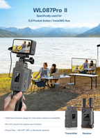 WL087PRO II Wireless-Video-Transmitter – Kompatibel mit DJI Osmo Pocket/Action & Insta360